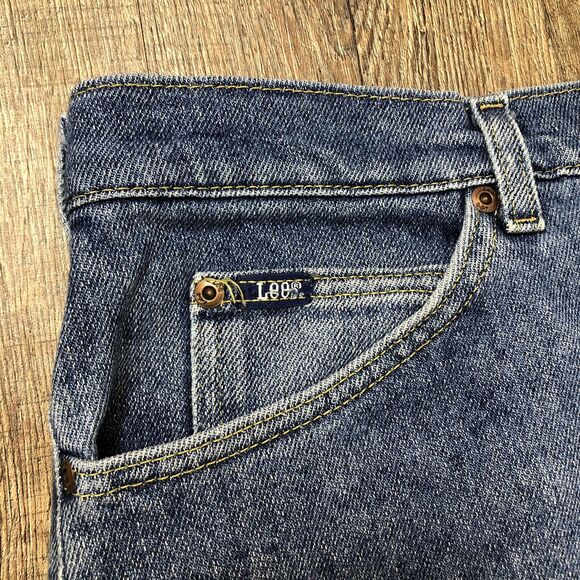 Lee Vintage Straight Leg Jeans Size 40 x 30 Made in USA - Picture 3 of 9